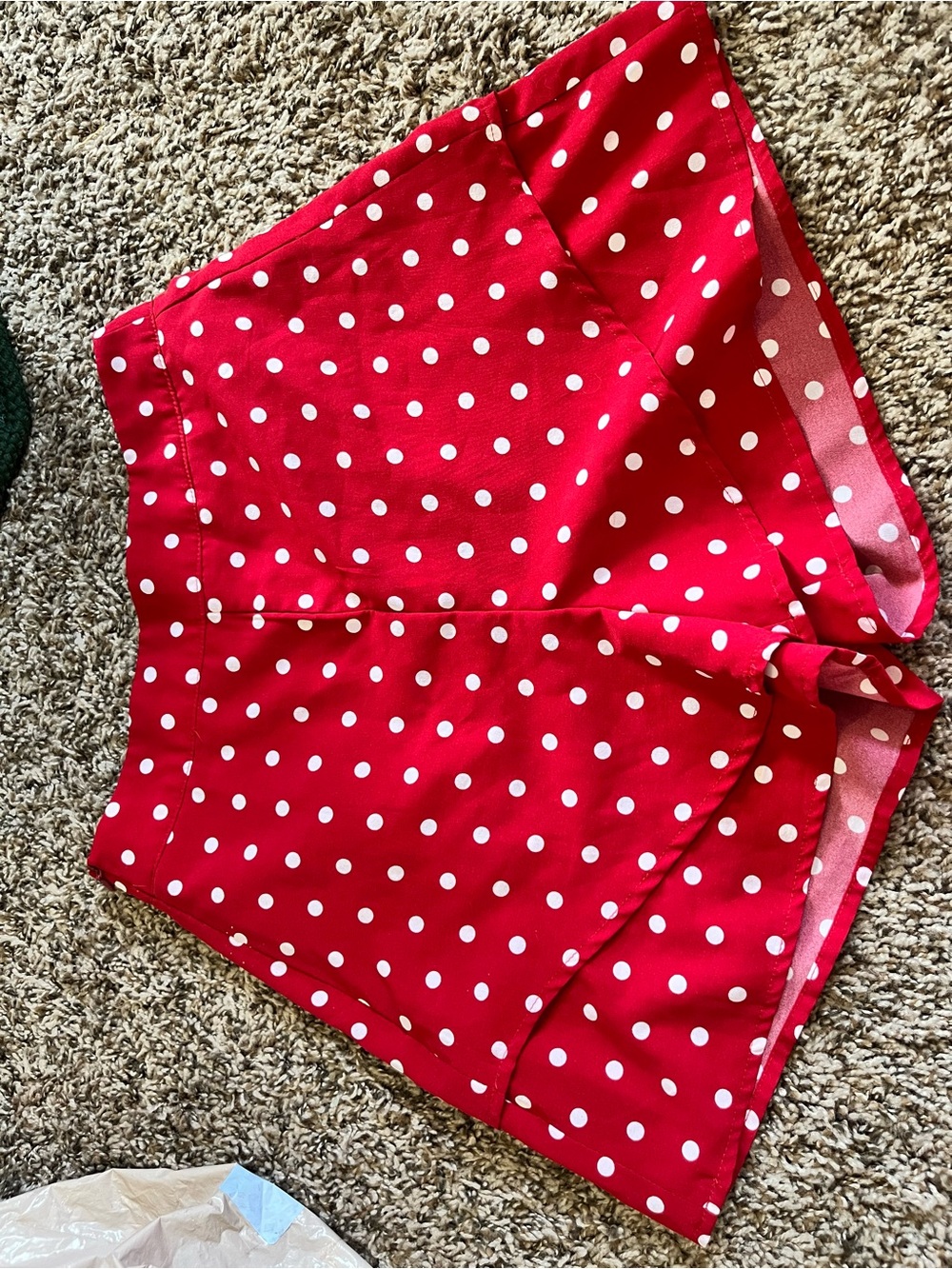 Red Polka Dot Skort